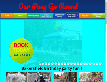 Tablet Screenshot of myponygoround.com